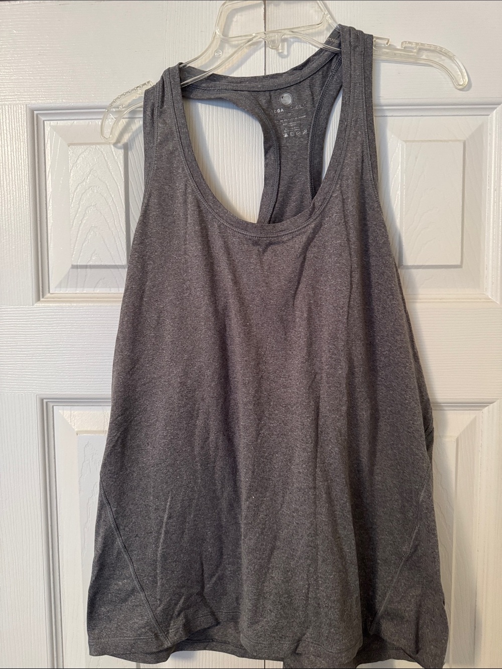 Yogalicious Charcoal Racerback Tank Top